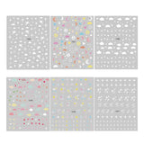 Daiiibabyyy 1PC Love Heart Stars Moon Clouds 3D Nail Sticker Colorful Transfer Decals Slider for Nails Decoration Manicures Nail Sticker