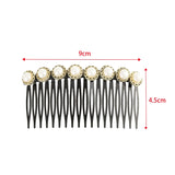 Daiiibabyyy  Haimeikang Fashion Ponytail Clip Hair Combs Women Rhinestone Pearl Barrettes New Hair Maker Bun Hair Accessories Hairpins