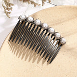 Daiiibabyyy  Haimeikang Fashion Ponytail Clip Hair Combs Women Rhinestone Pearl Barrettes New Hair Maker Bun Hair Accessories Hairpins