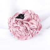 DAIIIBABYYY  -  New Fabric Big Camellia Flower Hair Claw Clips Barrettes Women Girls 11CM Plastic Ponytail Holder Hair Clamps Hair Accessories