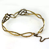 Daiiibabyyy Vintage Crown The Elf Elven Wreath Gold Bridal Hair Accessories Wedding Leaf Tiara Crown Headband Frontlet Brides Hair Jewelry