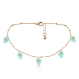 DAIIIBABYYY  -  Korean Flower Choker Necklace for Women Boho Acrylic Clavicle Chain Short Necklaces Fashion Jewelry