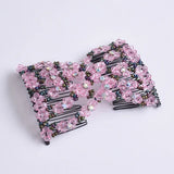 Daiiibabyyy  DIY Women Elastic Magic Hair Combs Vintage Hair Clip Claw Bun Maker Tools Hairstyle Fashion Pearl Beads Hairdo Hair Accessories