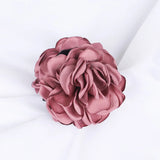 DAIIIBABYYY  -  New Fabric Big Camellia Flower Hair Claw Clips Barrettes Women Girls 11CM Plastic Ponytail Holder Hair Clamps Hair Accessories