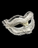 DAIIIBABYYY  -  H3312 Custom White Feather Eye Mask Women Adult Halloween Christmas Party Ball Cute Beauty Fashion Elegant Masks Accessories