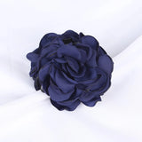 DAIIIBABYYY  -  New Fabric Big Camellia Flower Hair Claw Clips Barrettes Women Girls 11CM Plastic Ponytail Holder Hair Clamps Hair Accessories