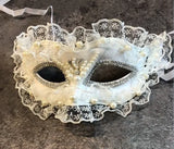 DAIIIBABYYY  -  H3312 Custom White Feather Eye Mask Women Adult Halloween Christmas Party Ball Cute Beauty Fashion Elegant Masks Accessories