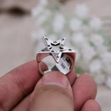 Daiiibabyyy  New Arrival Trendy Star Shiny Crystal Thai Silver Ladies Engagement Ring Wholesale Jewelry Cheap Women Never Fade
