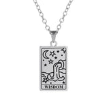 DAIIIBABYYY  -  Tarot Brand Pendant Stainless Steel Necklace Men's And Women's Fashionable Retro Anniversary Jewelry Gift New 2024