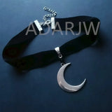 DAIIIBABYYY  -  Gothic Ankh Necklace Black Choker Egyptian Grunge Ankh Eternal Life Necklace Witchy Statement Jewelry Pendant Women Gift