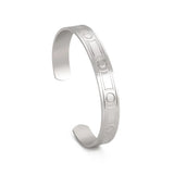 DAIIIBABYYY  -   Loop Celtic Cross Pattern Stainless Steel Bracelet for Men and Women Fashion Retro Good Luck Talisman Birthday Gift New