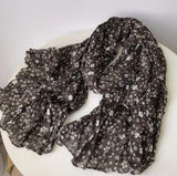 Daiiibabyyy  New Vintage Floral Scarf Europe Design Popular Thick Wam Shawl Winter All Matching Scarf Wholesale For Lady