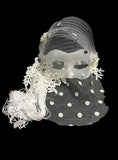 DAIIIBABYYY  -  H3312 Custom White Feather Eye Mask Women Adult Halloween Christmas Party Ball Cute Beauty Fashion Elegant Masks Accessories