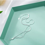 Daiiibabyyy 925 Sterling Silver Fashion Small Fresh Multi-layer Snake Bone Anklet Temperament Women Fine Jewelry Accessories