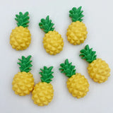 Daiiibabyyy 10pcs new resin Mixed fruits and vegetables flat back Cabochon Charm DIY Phone/Craft Decoration Accessories D15