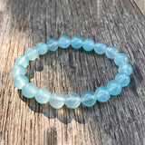 DAIIIBABYYY  -  Aquamarines Bracelet Single Circle Crystal Bracelet Jewelry 6-10mm Beads Romantic Casual Crystal Yoga Bracelet Drop Ship