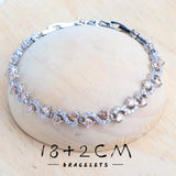 Daiiibabyyy Champagne CZ Jewelry Sets For Women 925 Sterling Silver Jewelry Earrings Necklace Set Ladies Wedding Rings Bracelets Pendant