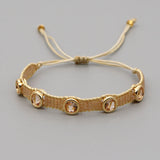 DAIIIBABYYY  -  Miyuki Bracelets Set Turkish Evil Eye Pulsera Jewelry Handmade Loom Jewellery Rhinestone Beads Bracelet & Bangles