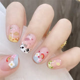 Daiiibabyyy 1PC Love Heart Stars Moon Clouds 3D Nail Sticker Colorful Transfer Decals Slider for Nails Decoration Manicures Nail Sticker