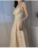 DAIIIBABYYY  -  French Lazy Long Skirt Dress 2025 New Popular High-End Dress Suspender Dress Ins Skirt Dress suit
