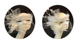 DAIIIBABYYY  -  H3312 Custom White Feather Eye Mask Women Adult Halloween Christmas Party Ball Cute Beauty Fashion Elegant Masks Accessories