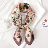 DAIIIBABYYY  -  New Spring Square Neck Scarf Women Bandana Hair Band Design Print Dot Female Foulard Headband Shawl Wrap Neckerchief