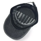 DAIIIBABYYY  - 1Pc Solid Color Men's Army Cap  Adjustable Flat Cap Classical Style Sunscreen Sun Hat Casual Hat