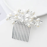 DAIIIBABYYY  - 1pc Bridal Hairpins Wedding Pearl Flower Crystal Bridesmaid Hair Pins metal gift women girl Hairdressing Hair Accessories