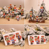 Daiiibabyyy Merry Christmas Wooden Pendant Ornaments Christmas Decorations For Home 2023 Cristmas Tree Deco Xmas Navidad Happy New Year 2024