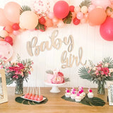 Daiiibabyyy Oh Baby Wooden Wall Sticker Baby Shower Decorations Boy Girl Babyshower 1st Birthday Party Backdrop Christening Wedding Supplies