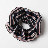 Daiiibabyyy  -  Fabric Ladies Scrunchies Women Hair Accessorries Wavy Ladies Hair Tie Striped Ponytail Hair Female Girl Holder Rope