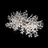 Daiiibabyyy  Elegant Wedding Bridal Hair Accessories Jewelry Handmade Crystal Rhinestone Bridal Party Prom Pageant Hair Comb Hairpins