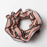 Daiiibabyyy  -  Fabric Ladies Scrunchies Women Hair Accessorries Wavy Ladies Hair Tie Striped Ponytail Hair Female Girl Holder Rope