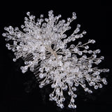 Daiiibabyyy  Elegant Wedding Bridal Hair Accessories Jewelry Handmade Crystal Rhinestone Bridal Party Prom Pageant Hair Comb Hairpins