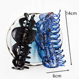 DAIIIBABYYY  -  Extra Large Hair Claws for Women and Girls Plastic Hair Clip 14cm Long Hair Accessories Clips Holder for Long Thick Hair