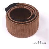 Daiiibabyyy  Crackling Circle Donut Headband Girls Magic Hair Bun Women Hair Accessories DIY Hairstyle Tool French Dish Bud Twist Hair Ban