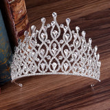 Daiiibabyyy  Luxury Multilayers Drop Royal King Wedding Crown Bride Tiaras Hair Jewelry Crystal Diadem Prom Party Pageant Accessories
