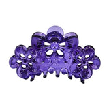 DAIIIBABYYY  -  Women Plastic  Hair Jaw Clip Fashion Hair Claw Black Hairpin Hair Accessories for Female Simple Hair Crab Grip Clamp