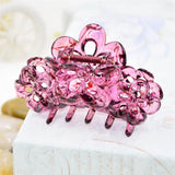 DAIIIBABYYY  -  Women Plastic  Hair Jaw Clip Fashion Hair Claw Black Hairpin Hair Accessories for Female Simple Hair Crab Grip Clamp