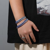 DAIIIBABYYY  -  Miami Pink Cuban Bracelet Rock Street Hip Hop Chain Glamour Rapper Jewelry