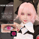 Daiiibabyyy  2Pcs/Pair Color contact lenses Cosplay Anime accessories Lenses anime White lenses Nezuko Pink Lens Halloween Eye Contact