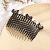Daiiibabyyy  Haimeikang Fashion Ponytail Clip Hair Combs Women Rhinestone Pearl Barrettes New Hair Maker Bun Hair Accessories Hairpins