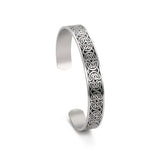 DAIIIBABYYY  -   Loop Celtic Cross Pattern Stainless Steel Bracelet for Men and Women Fashion Retro Good Luck Talisman Birthday Gift New