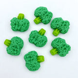 Daiiibabyyy 10pcs new resin Mixed fruits and vegetables flat back Cabochon Charm DIY Phone/Craft Decoration Accessories D15