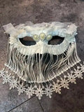 DAIIIBABYYY  -  H3312 Custom White Feather Eye Mask Women Adult Halloween Christmas Party Ball Cute Beauty Fashion Elegant Masks Accessories