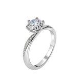 Daiiibabyyy 100% 925 Sterling Silver Ring Real Solid Wedding Jewelry Rings Engagement For Women Dropship Wholesale