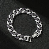 DAIIIBABYYY  -  Miami Pink Cuban Bracelet Rock Street Hip Hop Chain Glamour Rapper Jewelry