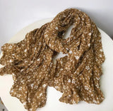 Daiiibabyyy  New Vintage Floral Scarf Europe Design Popular Thick Wam Shawl Winter All Matching Scarf Wholesale For Lady