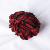 DAIIIBABYYY  -  New Fabric Big Camellia Flower Hair Claw Clips Barrettes Women Girls 11CM Plastic Ponytail Holder Hair Clamps Hair Accessories