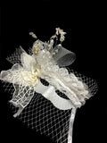 DAIIIBABYYY  -  H3312 Custom White Feather Eye Mask Women Adult Halloween Christmas Party Ball Cute Beauty Fashion Elegant Masks Accessories